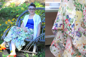 Vogue 9114 in Botanical Linen