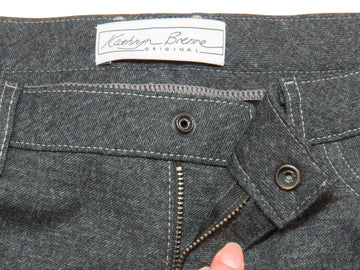 Stretch Denim Ponte Trousers