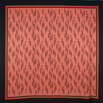 deadstock 'peachy floral' mid-weight crepe panel