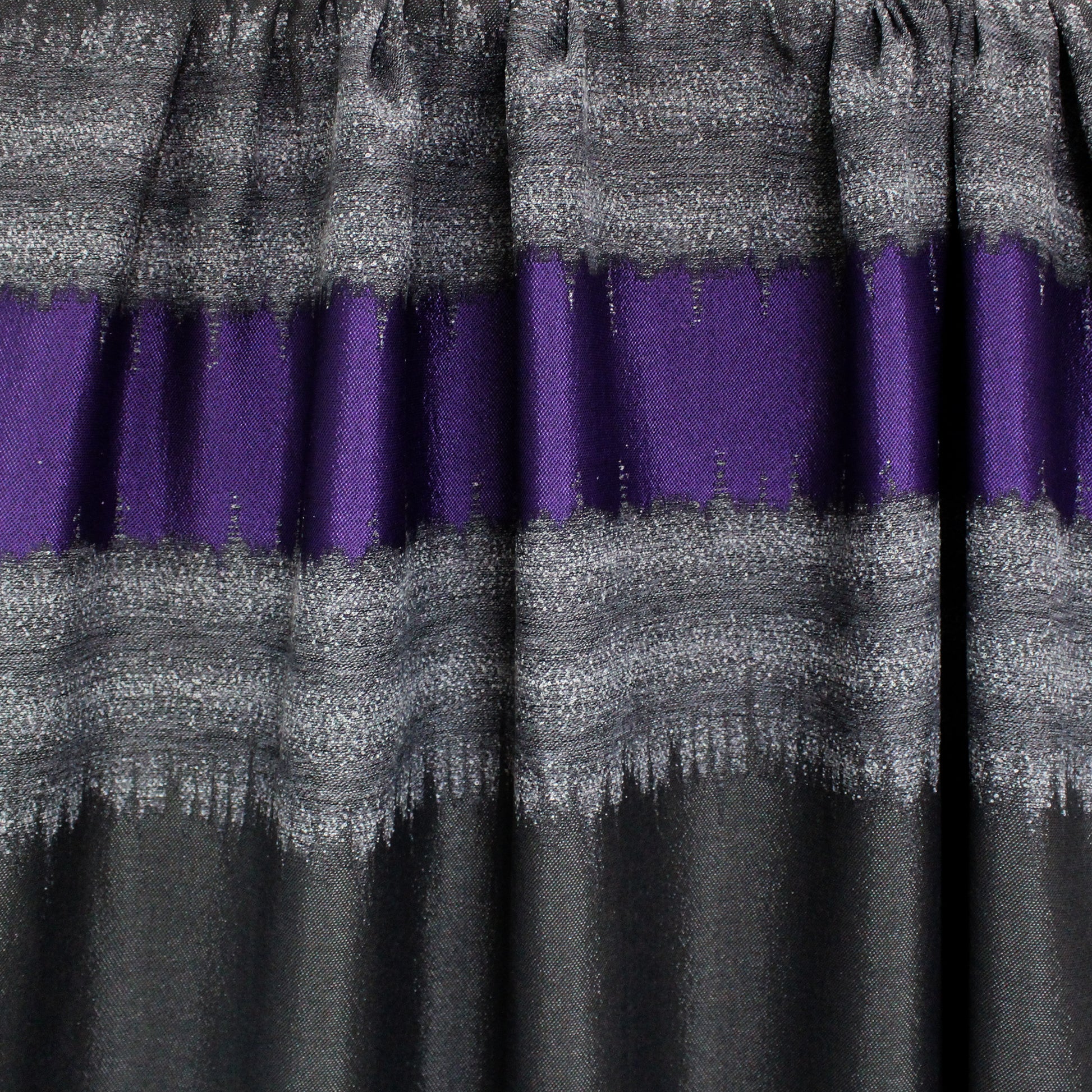 Italian 'amethyst climb' virgin wool blend boucle panel