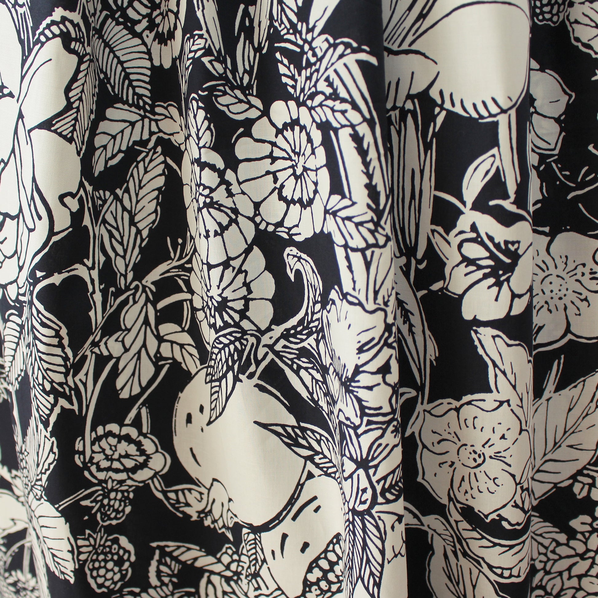 M@x Mara stretch cotton poplin border print