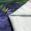 'Vincent's Irises' Dutch digital cotton brushed French terry panel, Oeko-Tex cert.