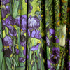 'Vincent's Irises' Dutch digital cotton brushed French terry panel, Oeko-Tex cert.