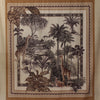 Italian 'jungle scene' blouseweight cotton sateen panel