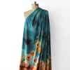 jersey, cotton/elastic Dutch dress panel print 'Dapper Dandelion'