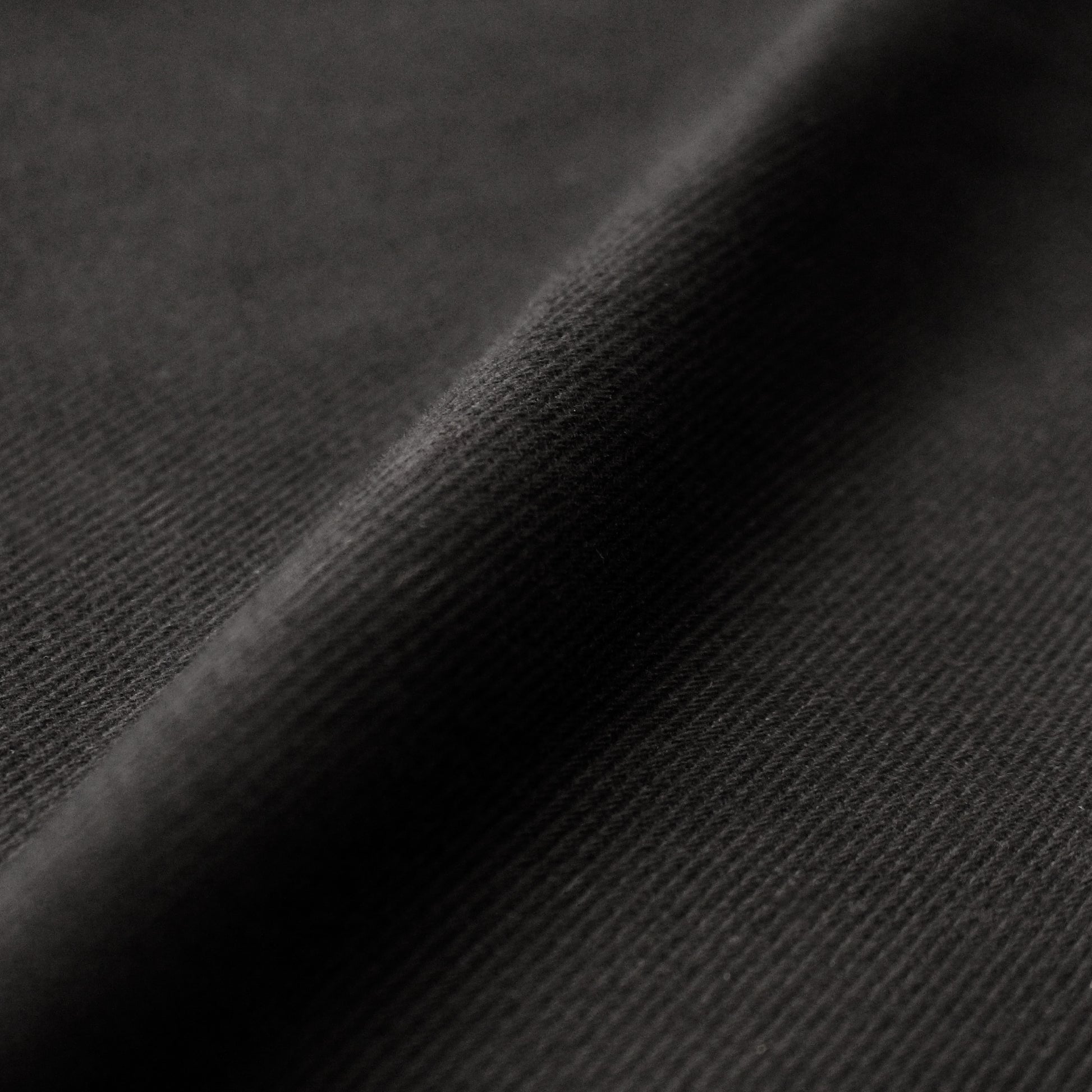 stretch cotton 'peach fuzz' denim, Oeko-Tex cert. - black