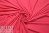 hot coral lightweight rayon jersey 4-way 1.625 yd