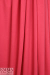 hot coral lightweight rayon jersey 4-way 1.25 yds