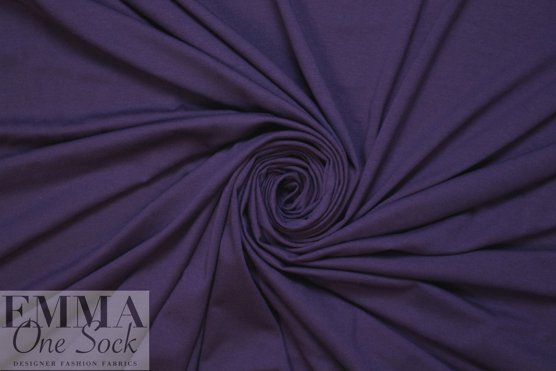 aubergine lightweight rayon jersey 4-way 1.25 yds