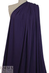 aubergine lightweight rayon jersey 4-way 1 yard