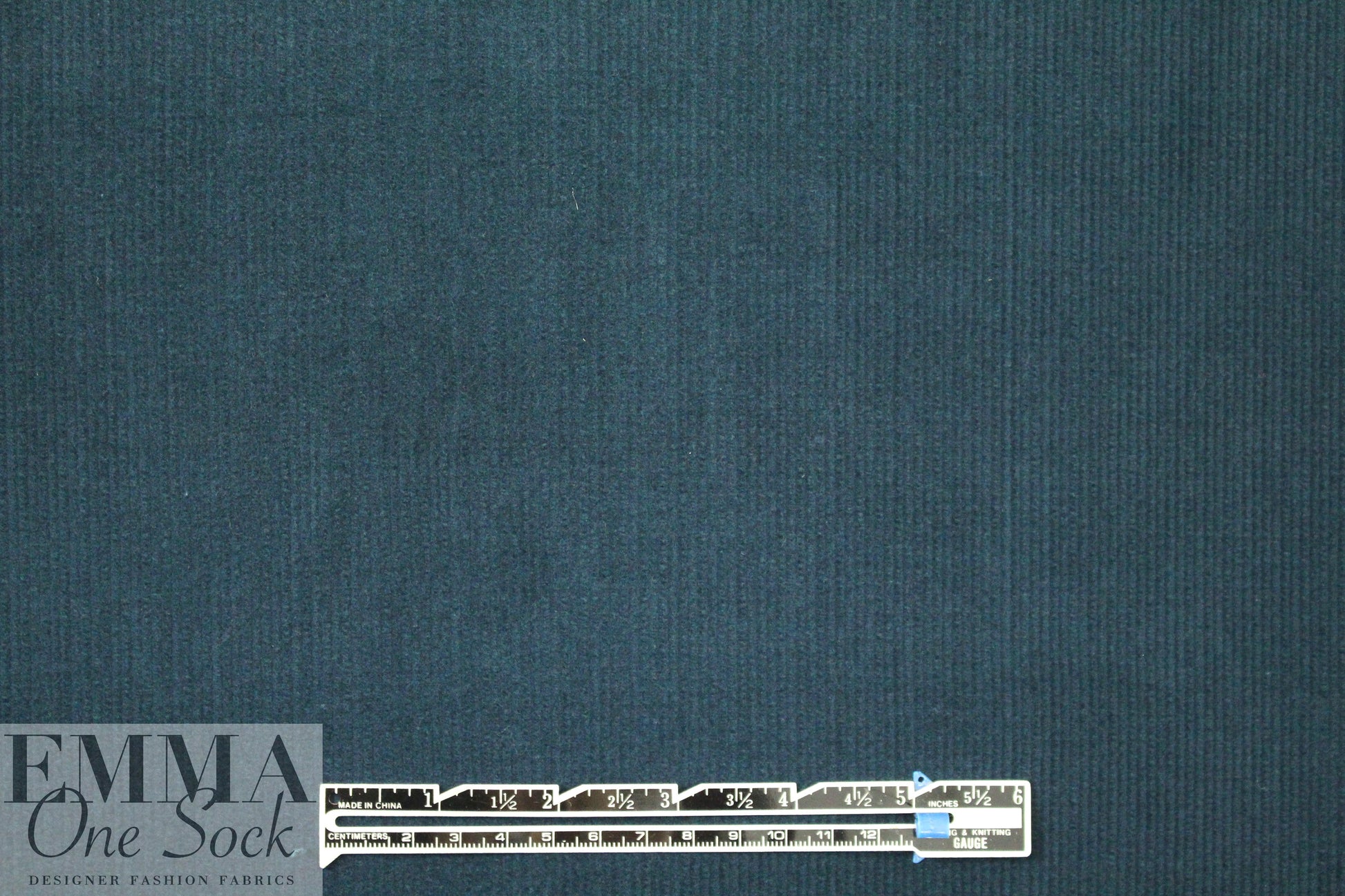 Derek L@m 12-wale corduroy - deep teal 2.5 yd