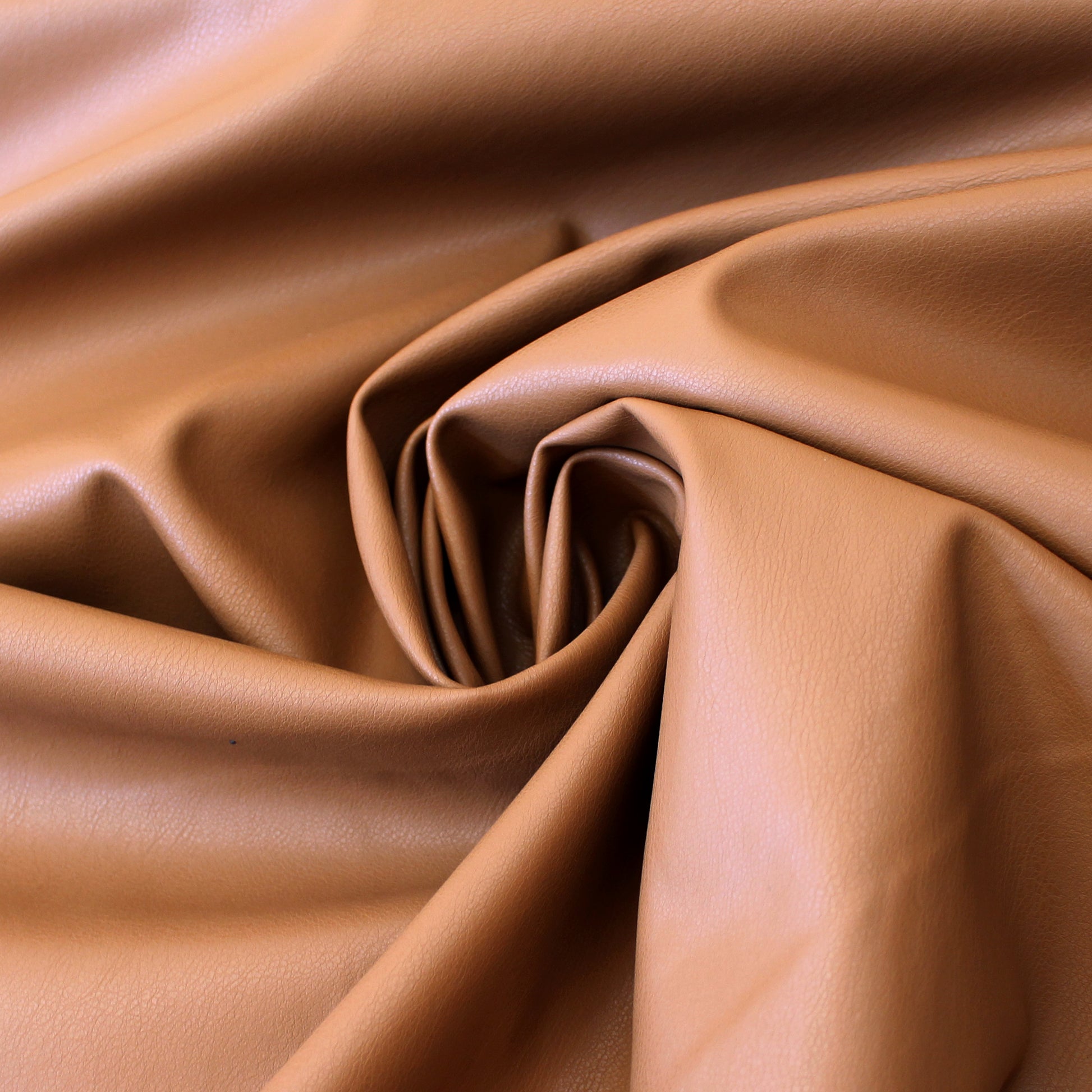 brushed-back supple faux leather - praline