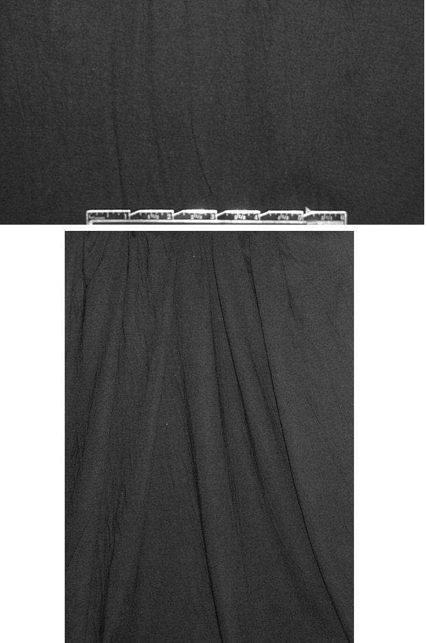 2-ply soft crinkled all-cotton knit - black