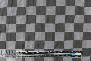 Ji11 Stuart 2-ply checkerboard organza