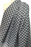 Ji11 Stuart 2-ply checkerboard organza  1.5 yd