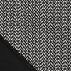 'geo herringbone' drapey viscose blend doubleknit, Oeko-Tex cert.