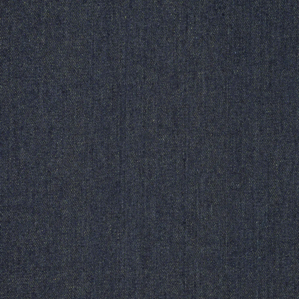 'indigo twist' reversible denim - indigo/lemon