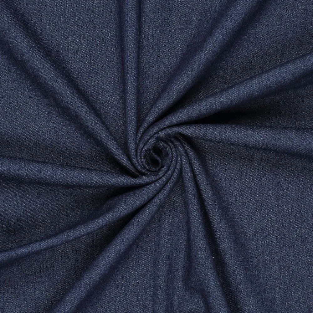 'indigo twist' reversible denim - medium indigo/light blue