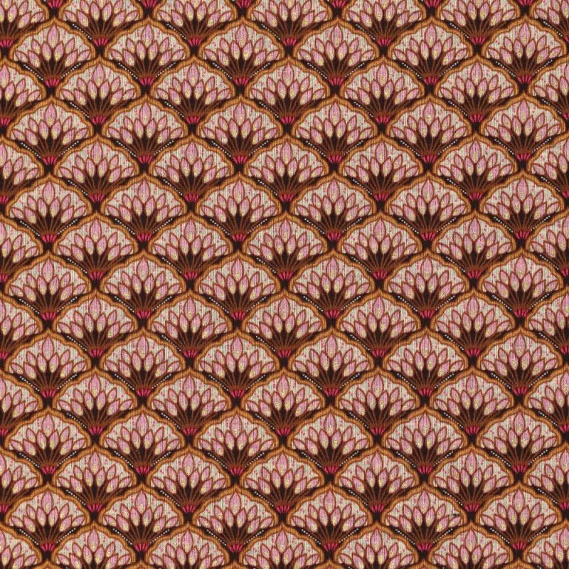'bouquet' drapey viscose blend doubleknit, Oeko-Tex cert. - antique pink