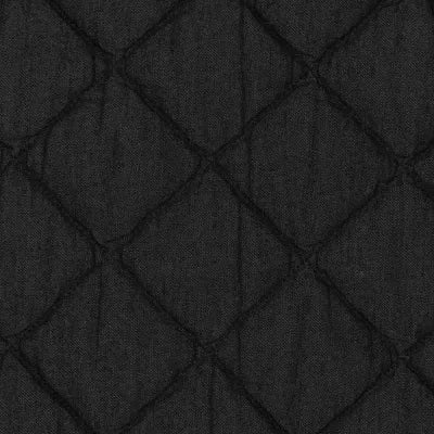 quilted 'diamond' denim jacketwear - black/blue