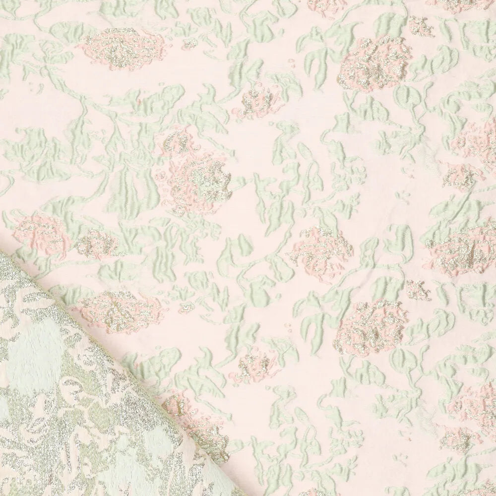 'softest spring' woven brocade, Oeko-Tex cert.