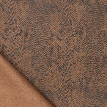 'snake skin' leather-look printed ponte doubleknit