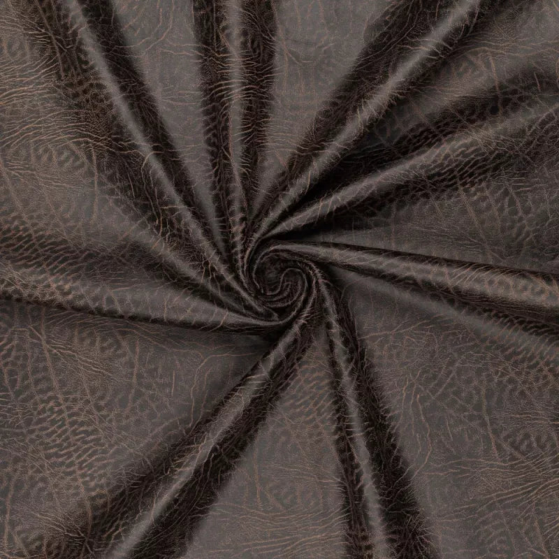 'gator skin' leather-look printed ponte doubleknit