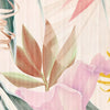'aura' overprinted jacquard viscose woven - pink