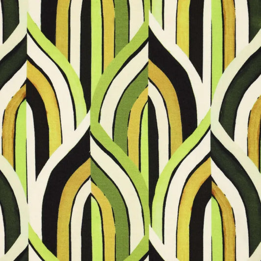 'morrocan entrance' viscose/Spandex jersey, Oeko-Tex cert.