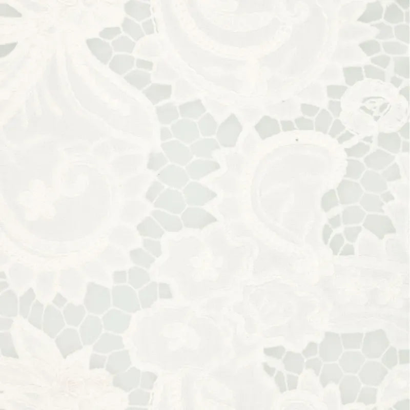 'Venezia' exquisite embroidered cotton lace
