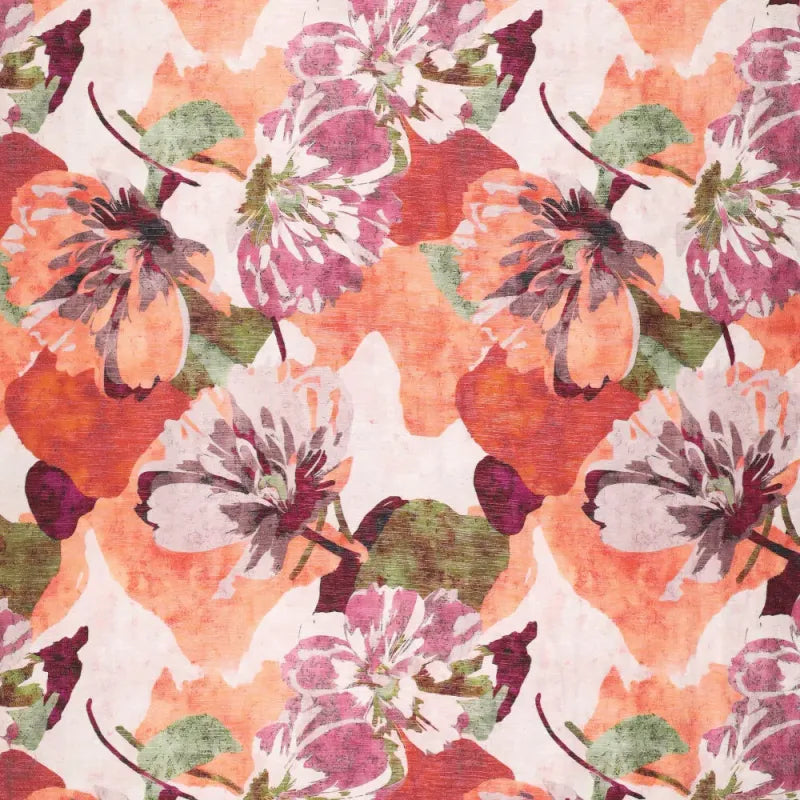 'serena' shimmering printed viscose faille