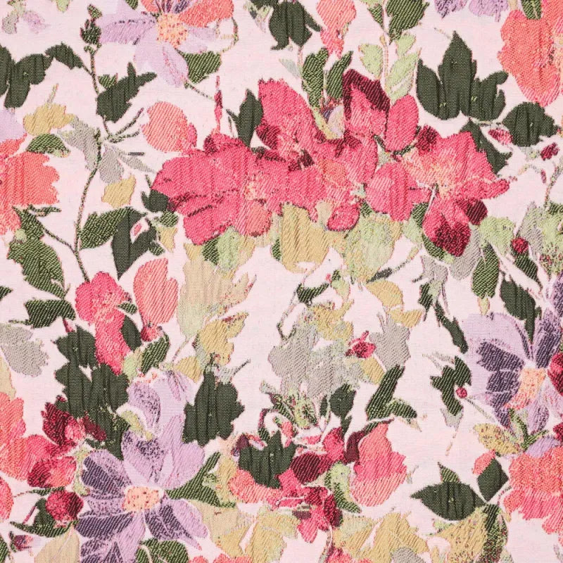 'spring awakening' woven brocade - lilac