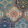 'tile by tile' woven jacquard tapestry