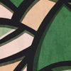 'abstract leaves' stretch viscose poplin - green