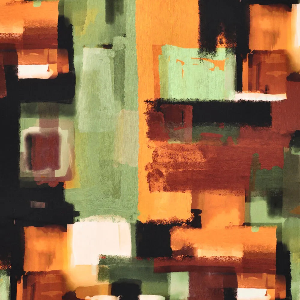 'brushstrokes' stretch drapey viscose woven