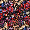 'ornamental' stretch viscose woven - red
