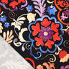 'ornamental' stretch viscose woven - red