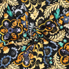'ornamental' stretch viscose woven - yellow
