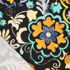 'ornamental' stretch viscose woven - yellow