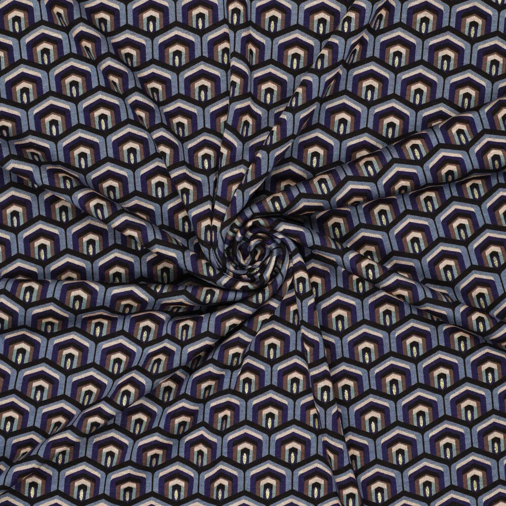 'half diamond' drapey viscose blend doubleknit, Oeko-Tex cert.