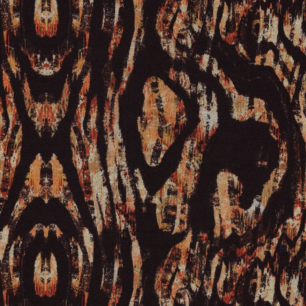 'roma timber' drapey viscose blend doubleknit, Oeko-Tex cert.