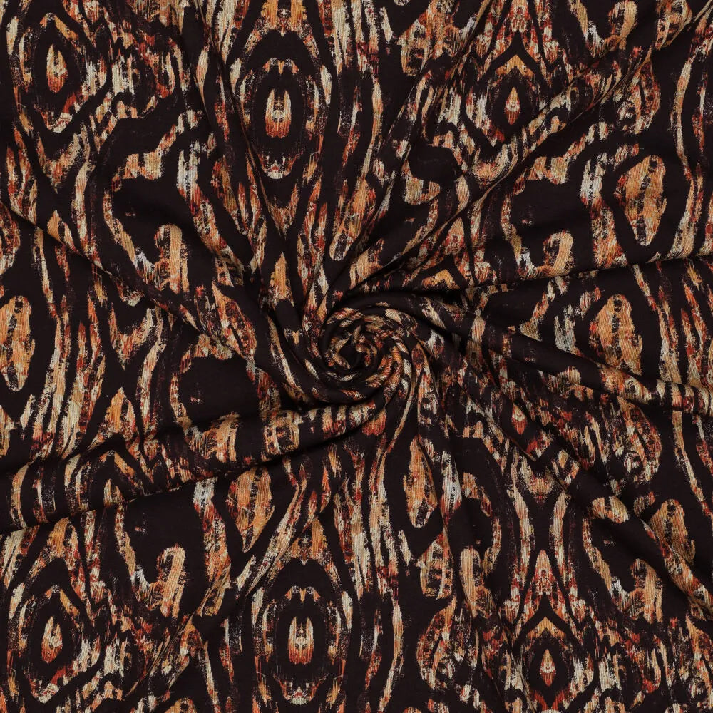 'roma timber' drapey viscose blend doubleknit, Oeko-Tex cert.