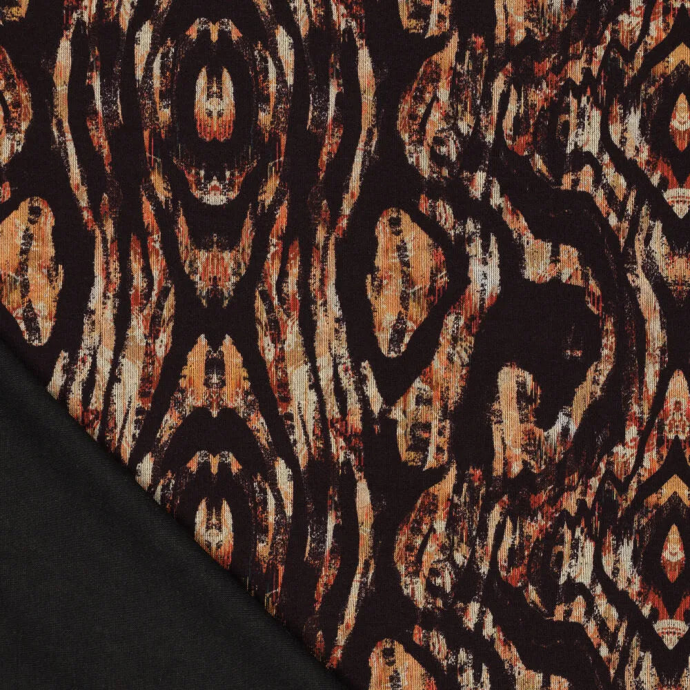 'roma timber' drapey viscose blend doubleknit, Oeko-Tex cert.