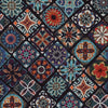 'tilework' drapey viscose blend doubleknit, Oeko-Tex cert.