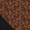 'block print floral' drapey viscose blend doubleknit, Oeko-Tex cert. - spice