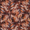viscose woven, printed 'reflection of leaves' - spice