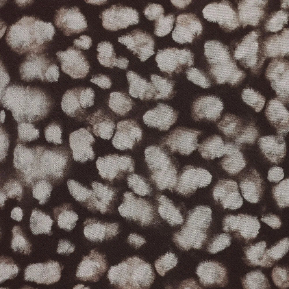 'roya' printed viscose woven - espresso leopard