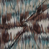 'mirage' printed viscose woven, Oeko-Tex cert. - dusty teal