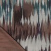 'mirage' printed viscose woven, Oeko-Tex cert. - dusty teal