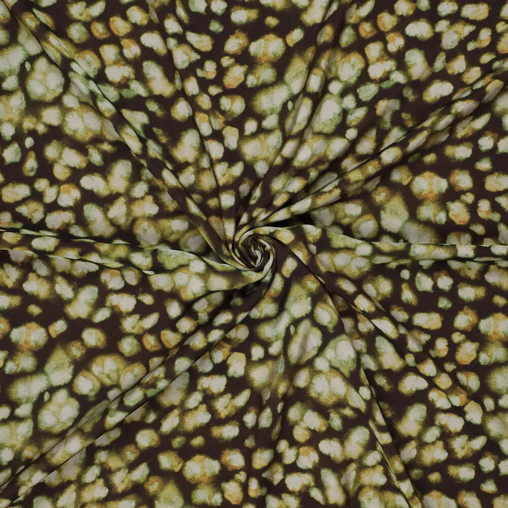'roya' printed viscose woven - green